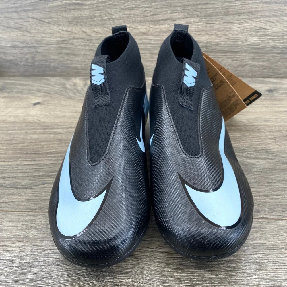 Nike Air Zoom Mercurial Superfly 9 Academy AG Youth 4.5Y Black Blue FQ8308-001